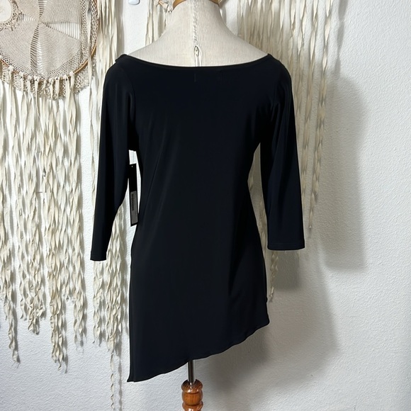 Sympli NWT Black Focus Tunic 3/4 Sleeve Size 6 - Picture 4 of 10